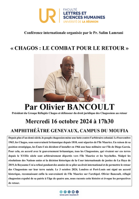 Affiche de la conférence du 16-10-2024