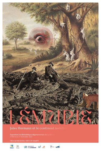 Affiche de l'exposition sur la Lémurie